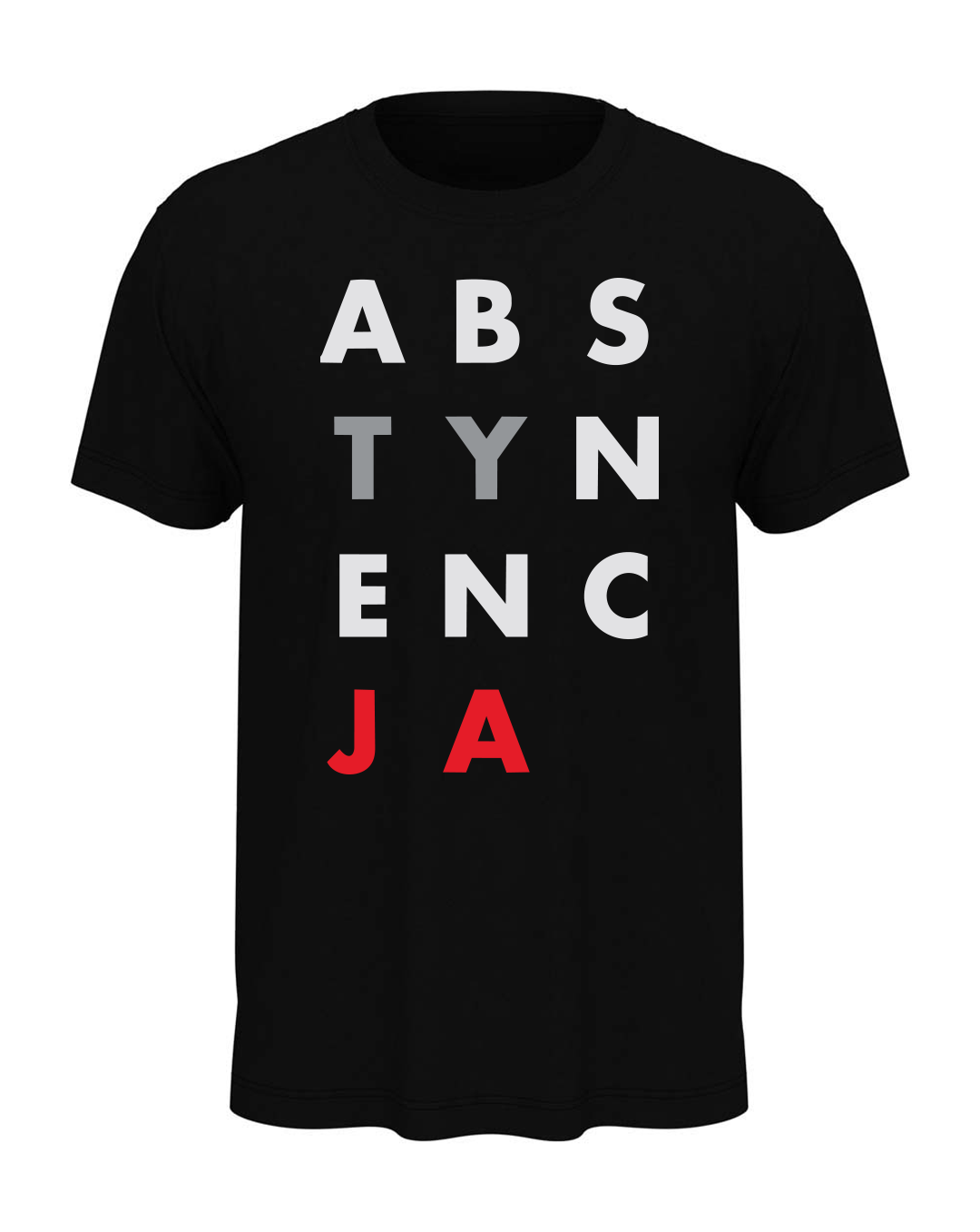 T-shirt "ABSTYNENCJA"