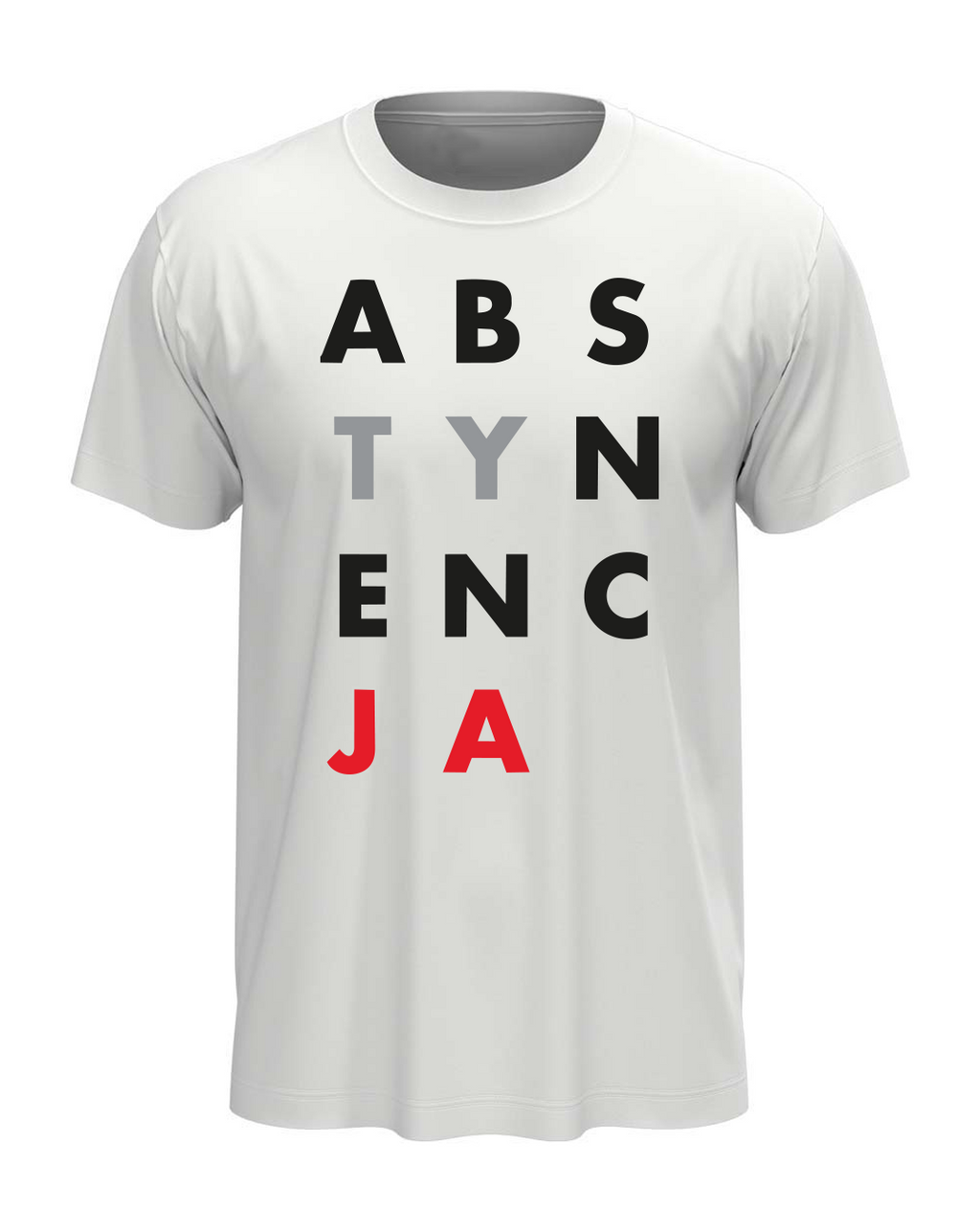 T-shirt "ABSTYNENCJA"