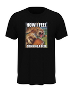 T-shirt "Drinking beer"